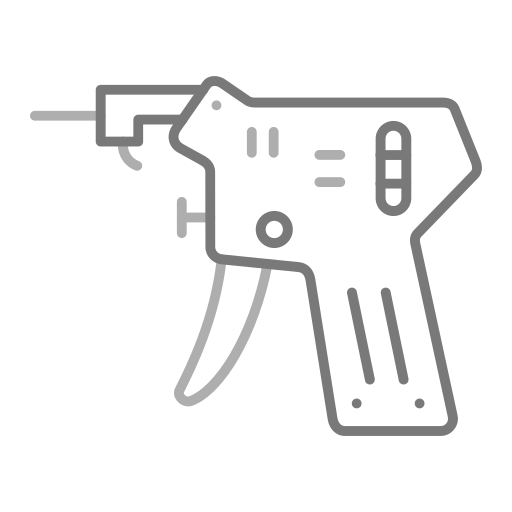 Lock pick gun Generic Grey icon