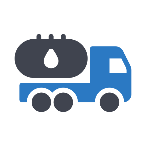 camión de aceite Generic Blue icono