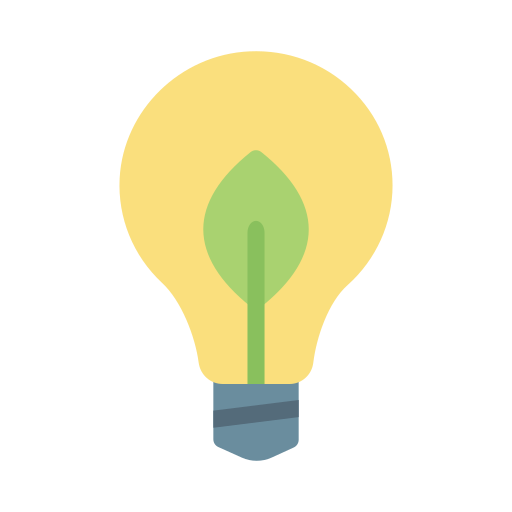 Öko-glühbirne Generic Flat icon
