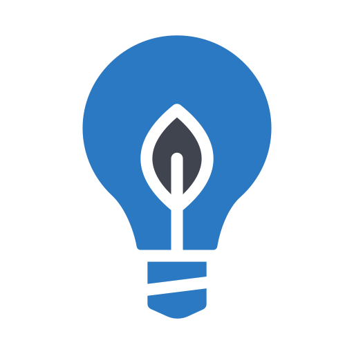 lâmpada ecológica Generic Blue Ícone