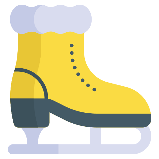 Катание на коньках Generic Flat иконка