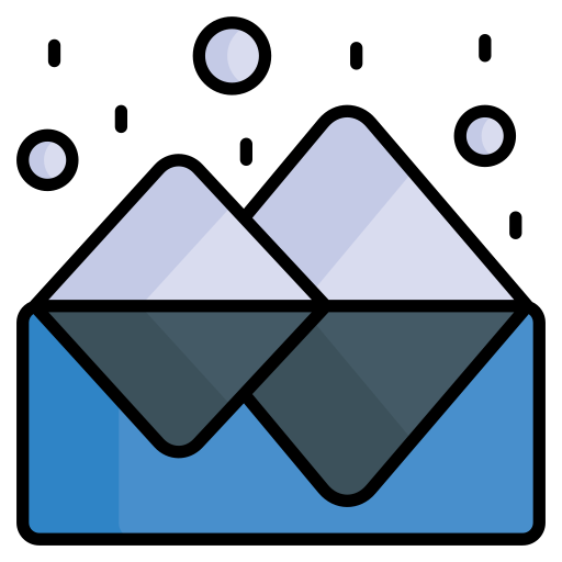 iceberg Generic Outline Color icono