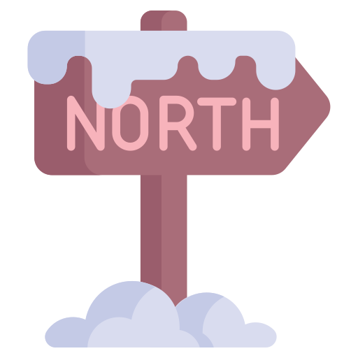 North Pole Generic Flat icon
