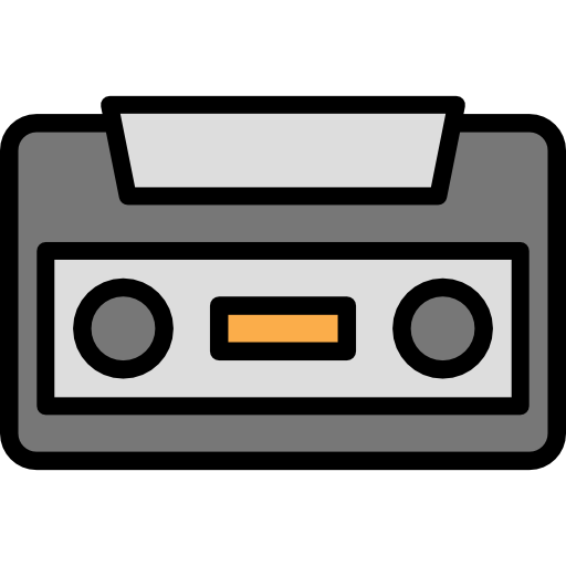 Cassette Darius Dan Lineal Color icon