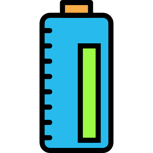 Battery Darius Dan Lineal Color icon