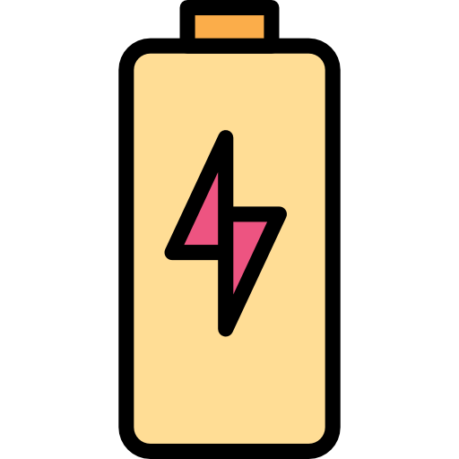 Battery Darius Dan Lineal Color icon