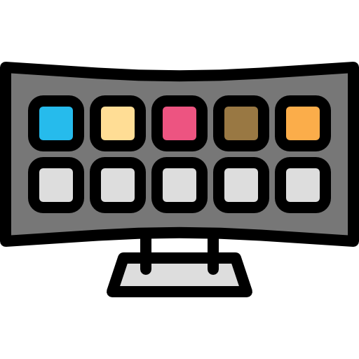 smart tv Darius Dan Lineal Color icona