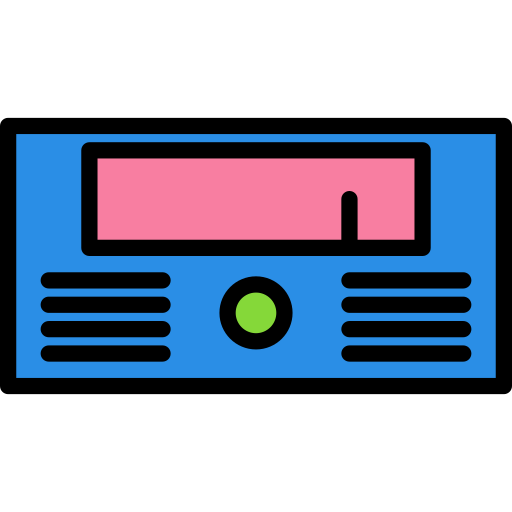 radio Darius Dan Lineal Color icono