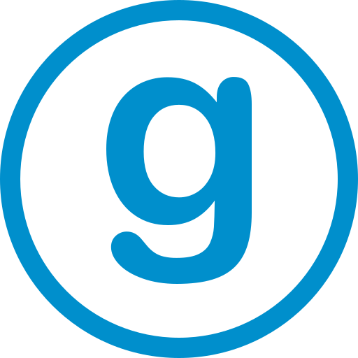 문자 g Generic Blue icon
