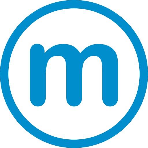 Letter m Generic Blue icon