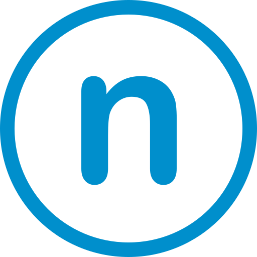 Letter N Generic Blue icon