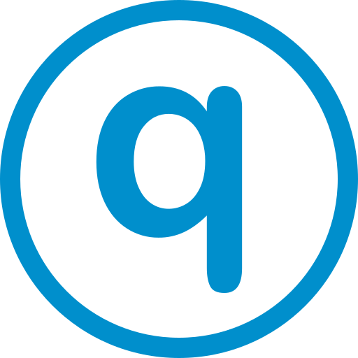 letter q Generic Blue icoon