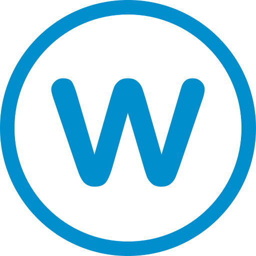 Letter w Generic Blue icon