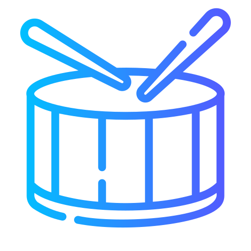 Drum Generic Gradient icon