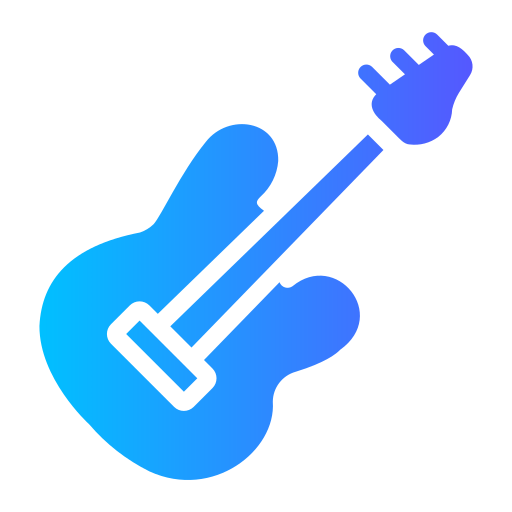 chitarra Generic Flat Gradient icona