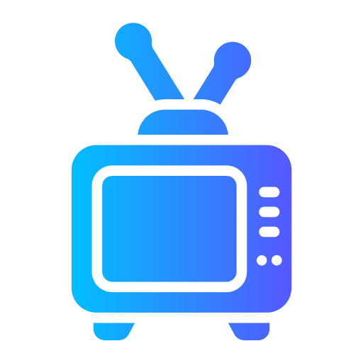 programa de televisión Generic Flat Gradient icono