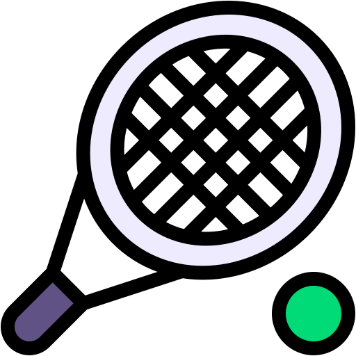 테니스 Generic Outline Color icon