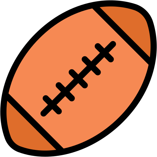 amerikanischer fußball Generic Outline Color icon