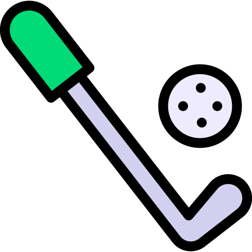 Клюшка для гольфа Generic Outline Color иконка