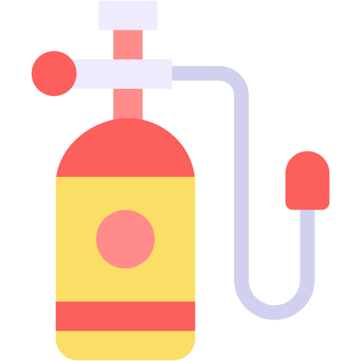 tanque de oxígeno Generic Flat icono