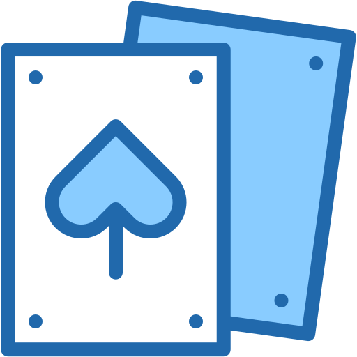 Poker game Generic Blue icon