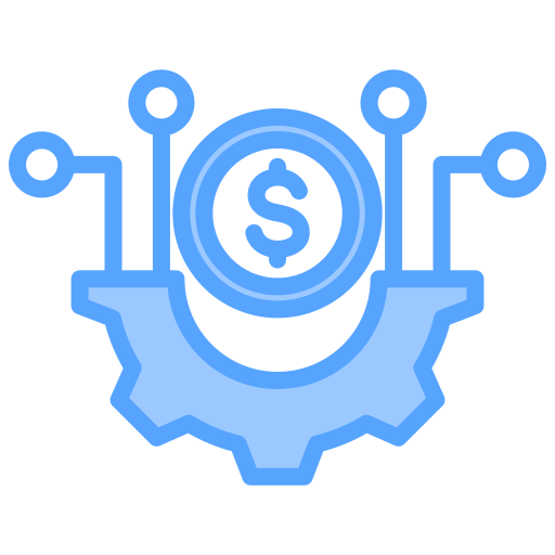 money management Generic Blue icon