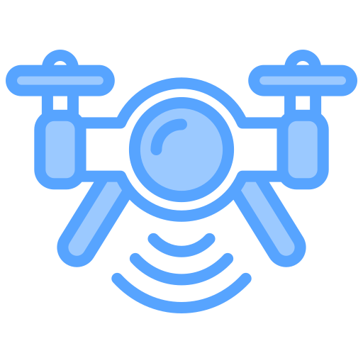 Smart drone Generic Blue icon