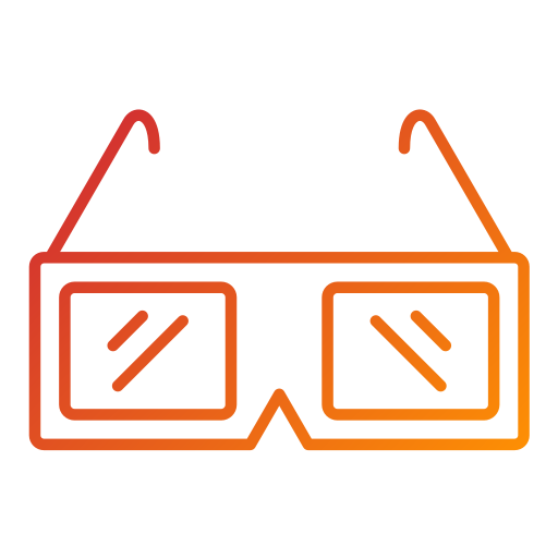 okulary 3d Generic Gradient ikona