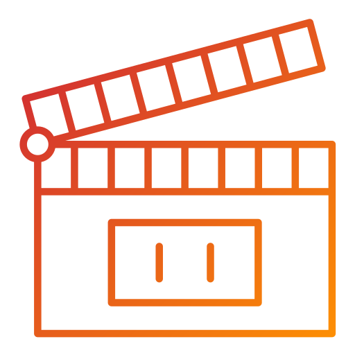 clapperboard Generic Gradient icon