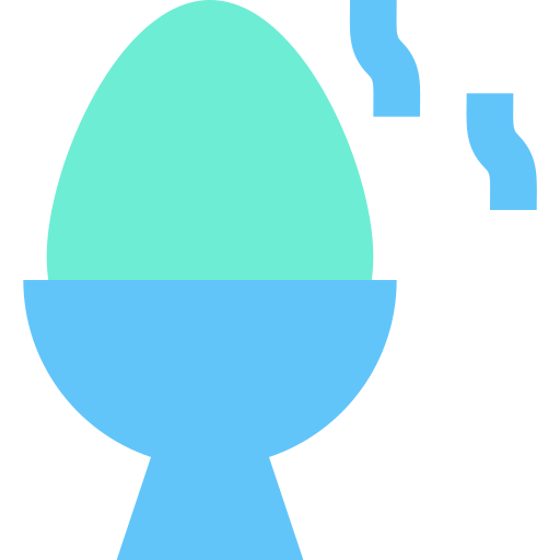 삶은 달걀 Generic Blue icon