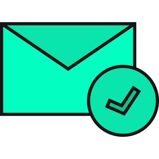 Send a letter Generic Outline Color icon