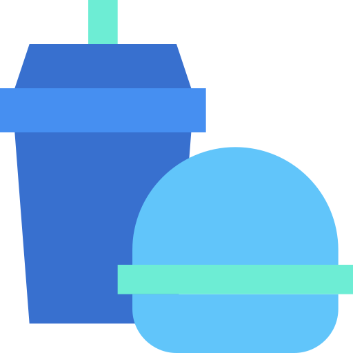 junk food Generic Blue icon