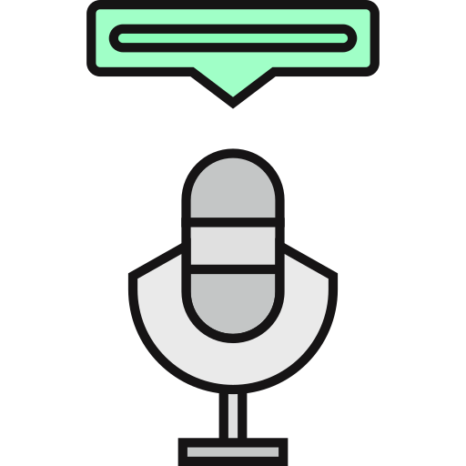 Voice Generic Outline Color icon