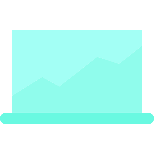 gráfico de linea Generic Flat icono