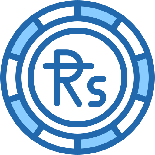Rupee Generic Blue icon