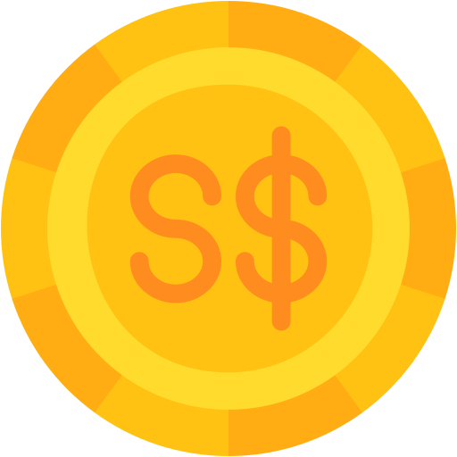 dollaro di singapore Generic Flat icona