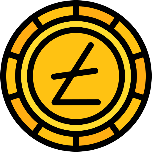 Litecoin Generic Outline Color icon