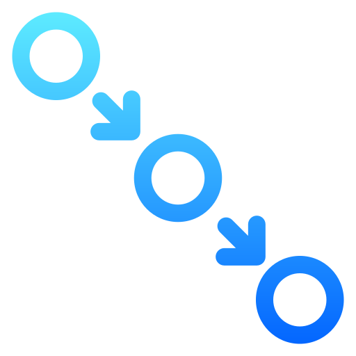 Flow chart Generic Gradient icon