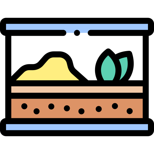 terrarium Detailed Rounded Lineal color icon