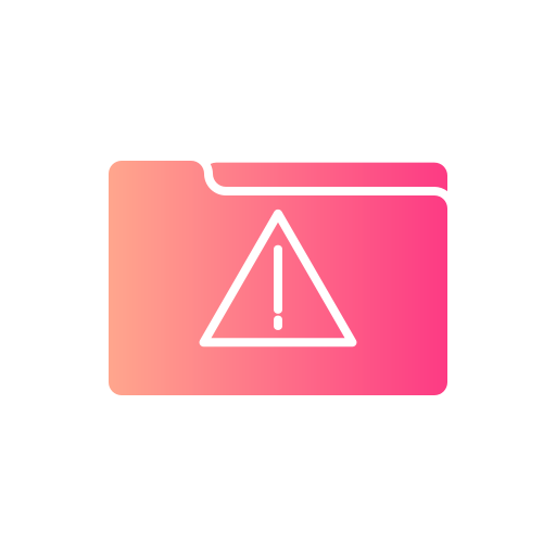 advertencia Generic Flat Gradient icono