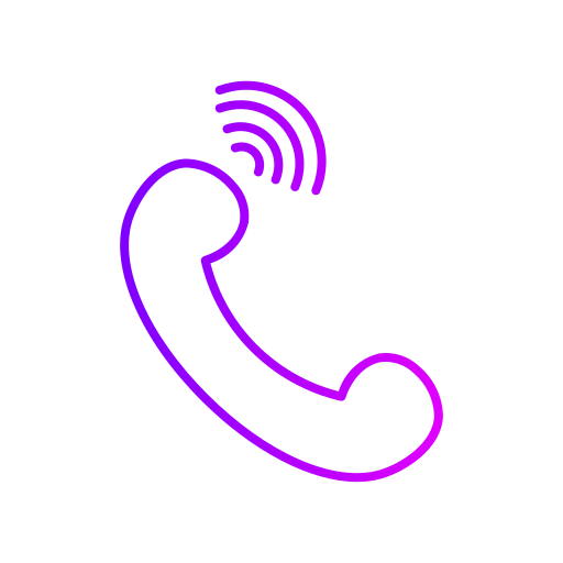 telefoongesprek Generic Gradient icoon