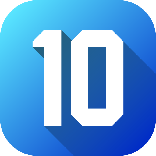 10番 Generic Flat Gradient icon