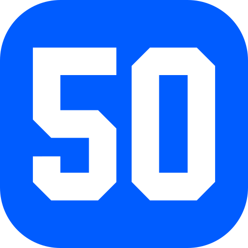 50 Generic Blue Icône