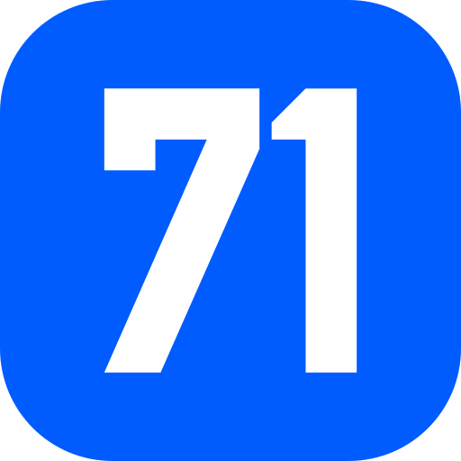 71 Generic Blue icona