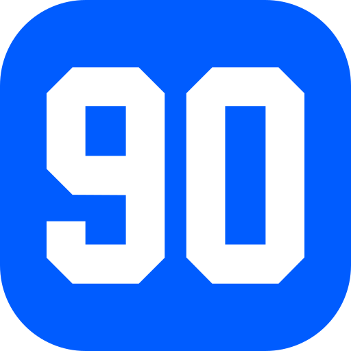 90 Generic Blue ikona
