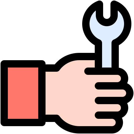 llave inglesa Generic Outline Color icono