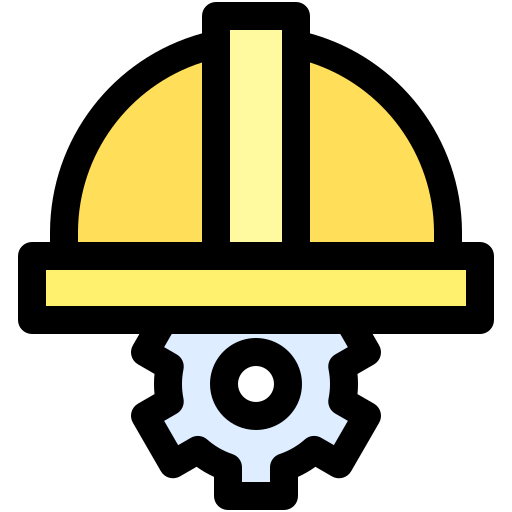Helmet Generic Outline Color icon
