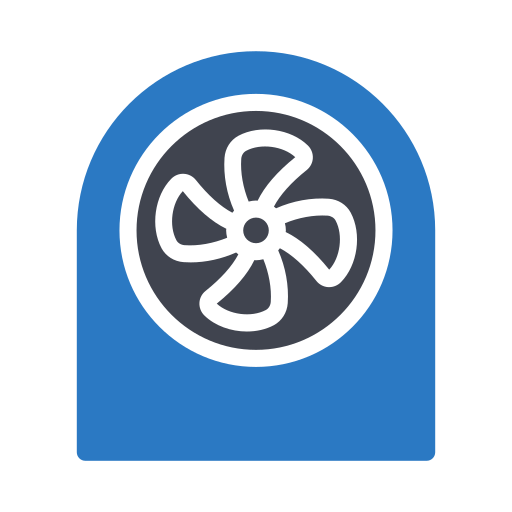 sistema di raffreddamento Generic Blue icona