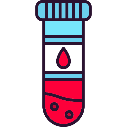 Blood Test Generic Outline Color icon
