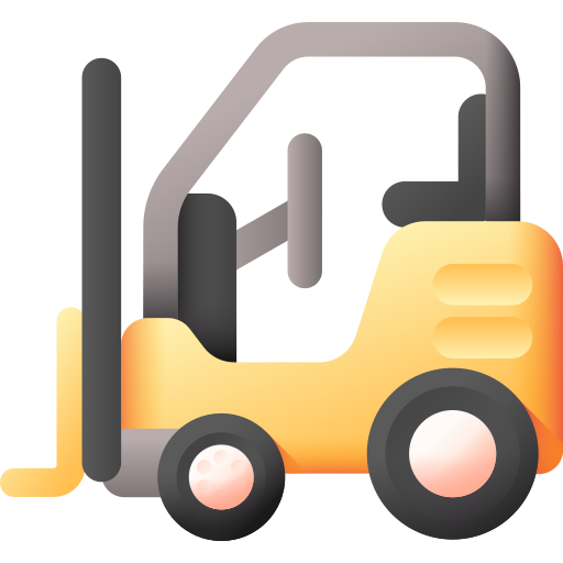 Forklift 3D Color icon